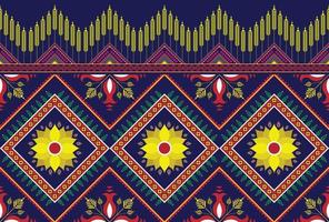 oriental geometric ethnic pattern vector