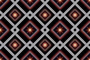 Seamless oriental geometric ethnic pattern for background or wallpaper. Carpet floor curtain design vector