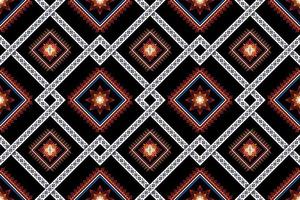 Seamless oriental geometric ethnic pattern for background or wallpaper. Carpet floor curtain design vector