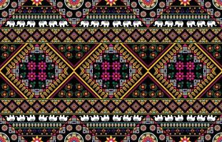 ethnic pattern design for clothes vector