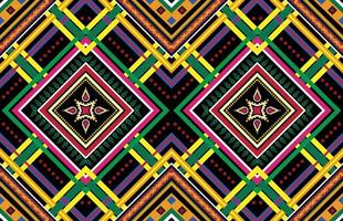 Seamless oriental geometric ethnic pattern for background or wallpaper. Carpet floor curtain design vector