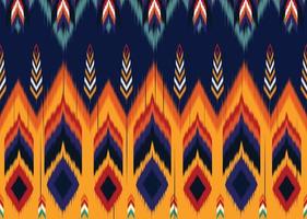 oriental geometric ethnic pattern for background or wallpaper. Carpet floor curtain design vector