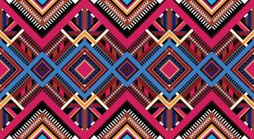 Seamless oriental geometric ethnic pattern for background or wallpaper. Carpet floor curtain design vector