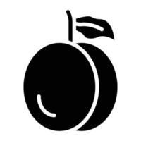 icono de vector de damson que puede modificar o editar fácilmente