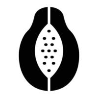 papaya vector icon Which Can Easily Modify Or Edit