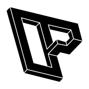 Impossible object. Optical art. Geometric shape. Optical illusion figure. vector