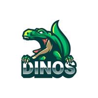 gráfico vectorial ilustrativo de dinosaurios, bueno para el diseño de logotipos vector