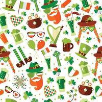 Seamless pattern for Saint Patricks day vector