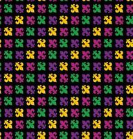 Mardi Gras Carnival seamless pattern with fleur-de-lis. Mardi Gras endless background, texture, wrapper. Vector illustration.