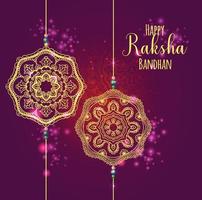 A graphic vector design for an Indian festival - Raksha Bandhan.