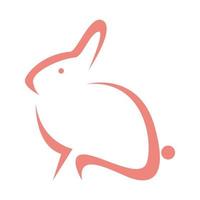 minimal little rabbits modern logo symbol icon vector graphic design illustration idea creative