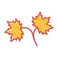 leaf maple beautiful autumn logo vector symbol icon design graphic illustration