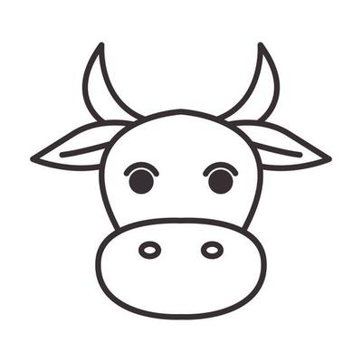 Cute Cow Head Vector Art, Icons, and Graphics for Free Download