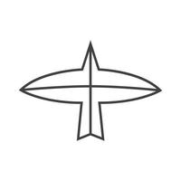 kite art line fly logo design vector graphic symbol icon sign illustration creative idea