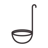 lines soup spoon  logo symbol vector icon illustration graphic design