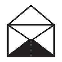 mensaje o correo con forma logo símbolo icono vector gráfico diseño ilustración