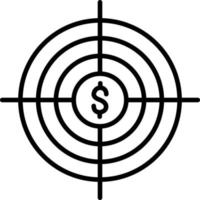 Target Icon Style vector