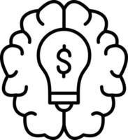 Brainstorming Icon Style vector