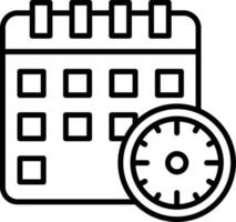 Schedule Icon Style vector