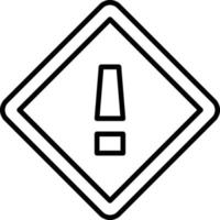 Warning Icon Style vector