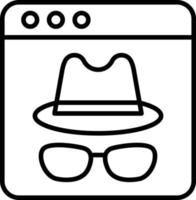 Spyware Icon Style vector