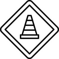 Road Work Icon Style vector