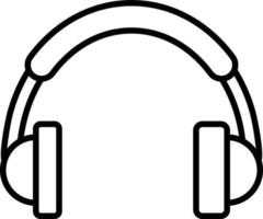 Headphones Icon Style vector