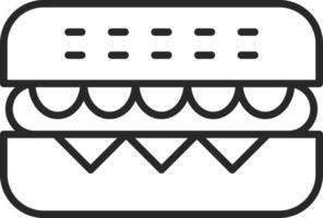 Sandwich Icon Style vector