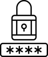 Password Icon Style vector