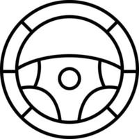 Steering Wheel Icon Style vector