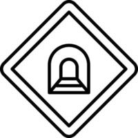 Tunnel Icon Style vector