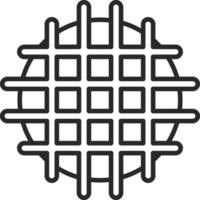 Waffle Icon Style vector