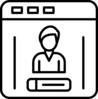 Login Icon Style vector
