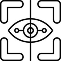 Eye Tracking Icon Style vector
