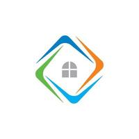 abstract building logo , real estate logo vector