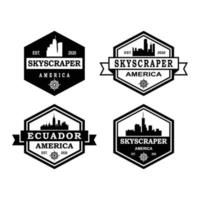 A Set Of Blackstone Logo , A Set Of Architecture Logo vector