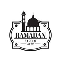 ramadan vector , muslim logo vector