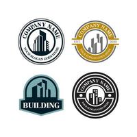 A Set Of Building Vector , A Set Of Real Estate Logo