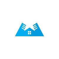 logotipo de casa, logotipo de bienes raíces vector