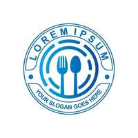 logotipo de restaurante, vector de logotipo de comida