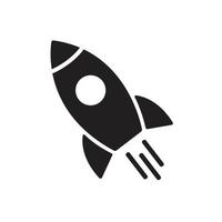 rocket launch icon. start up symbol vector