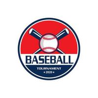 logotipo de la bola base, vector del logotipo deportivo