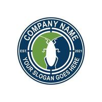 pest control logo , pesticide logo vector