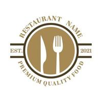 restaurant logo , food logo vector