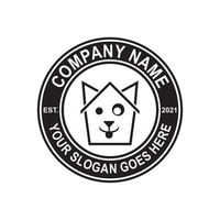 logotipo de cuidado de mascotas, vector de logotipo veterinario