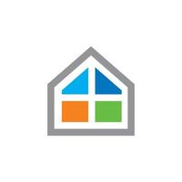 real estate logo , abstract building logo vector