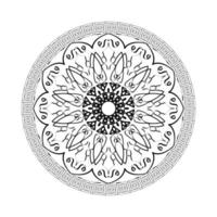 Hand drawn mandala. decoration in ethnic oriental  doodle ornament. vector