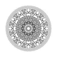 Hand drawn mandala. decoration in ethnic oriental  doodle ornament. vector