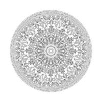 Hand drawn mandala. decoration in ethnic oriental  doodle ornament. vector