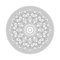 Hand drawn mandala. decoration in ethnic oriental  doodle ornament. vector